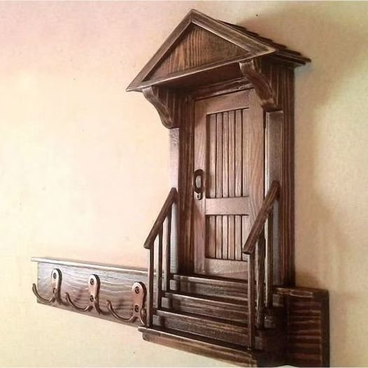 Estante Decorativo Para Llaves Creativo Digital